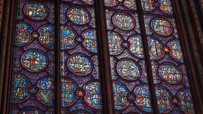 Stained Glass, Sainte-Chapelle, Paris Stained Glass, Sainte-Chapelle, Paris