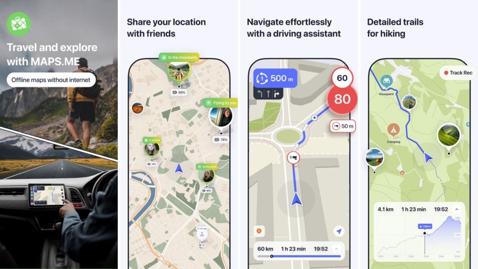 Maps.me app