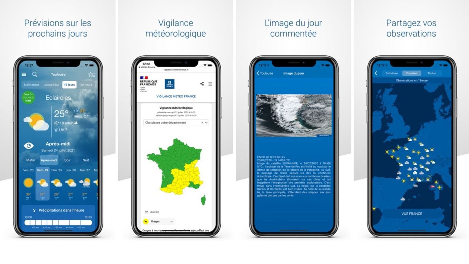 Météo France app