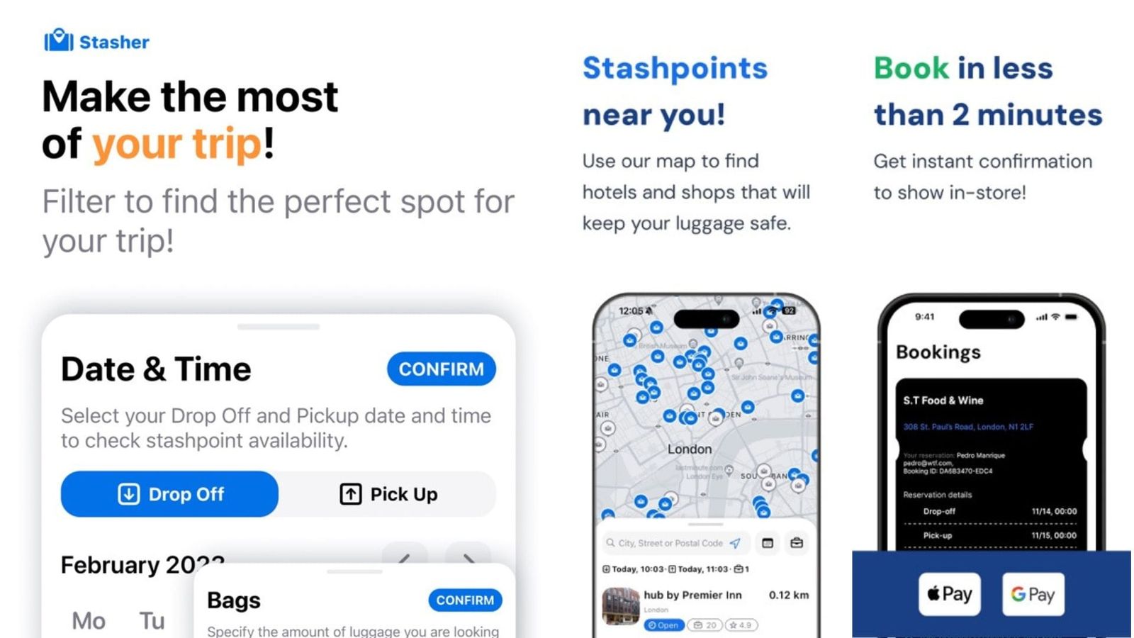 Stasher app