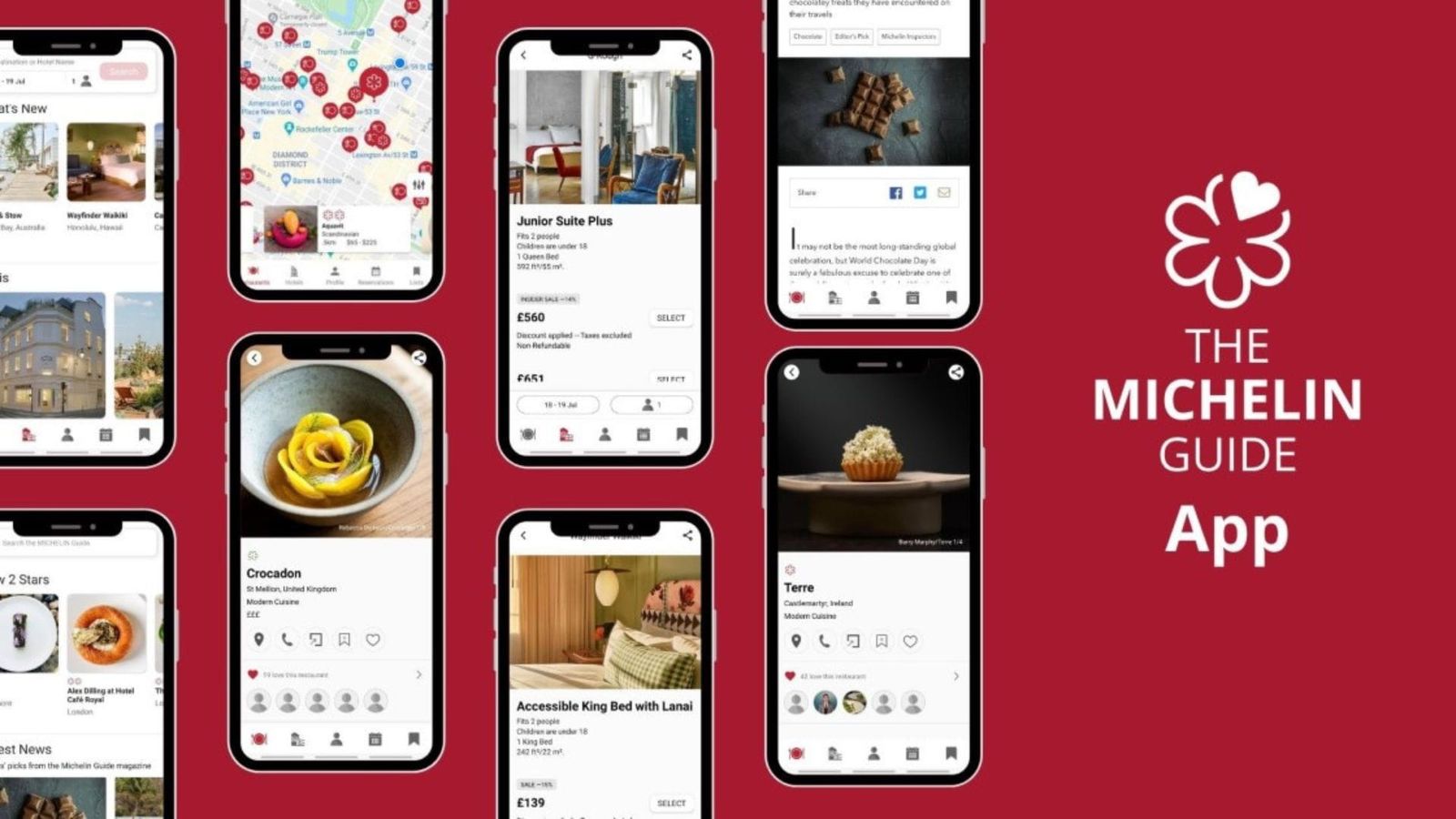 The Michelin Guide app