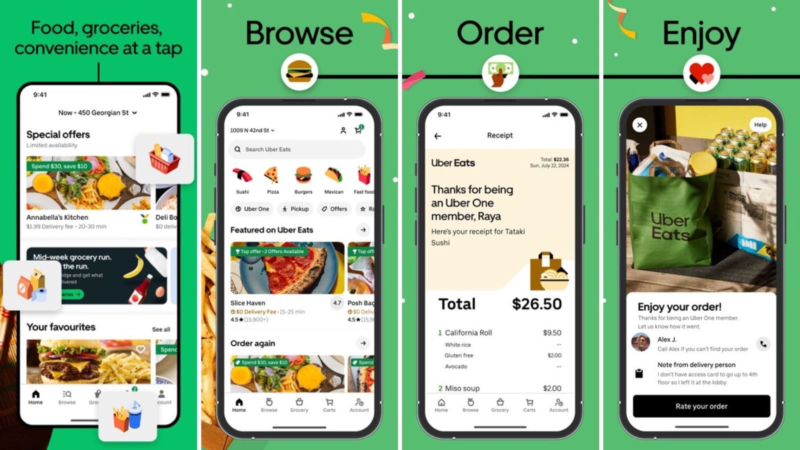 Uber Eats app