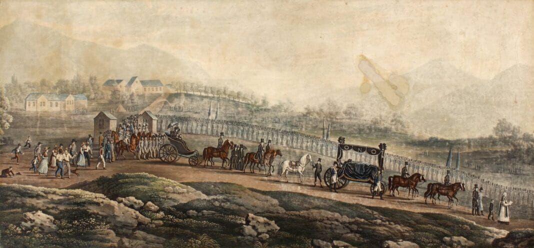 Funeral Procession of Napoleon at Saint Helena
