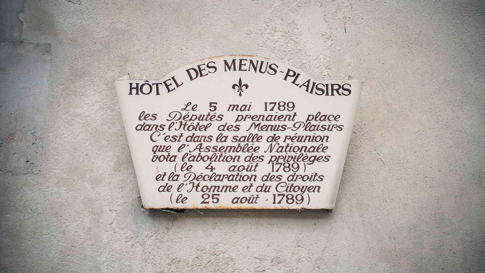 Hôtel des Menus-Plaisirs, Versailles