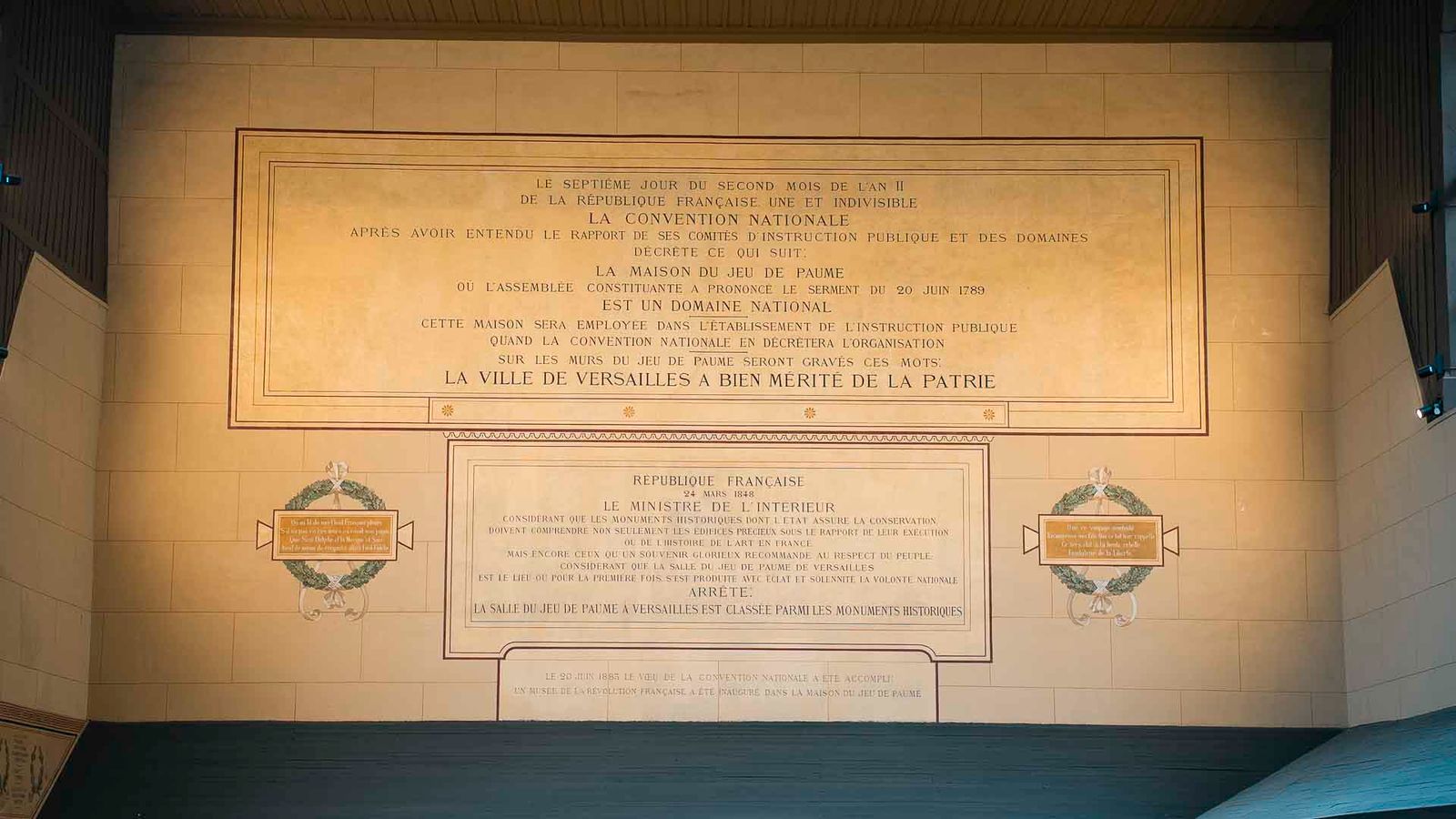 historic monument, La Salle du Jeu de Paume, Versailles