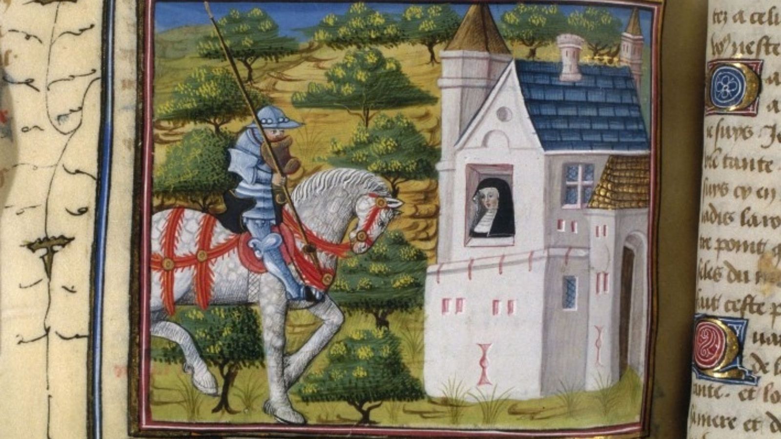 Medieval recluse woman