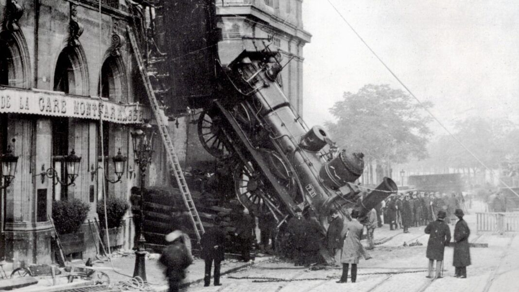 the 1895 Montparnasse train disaster