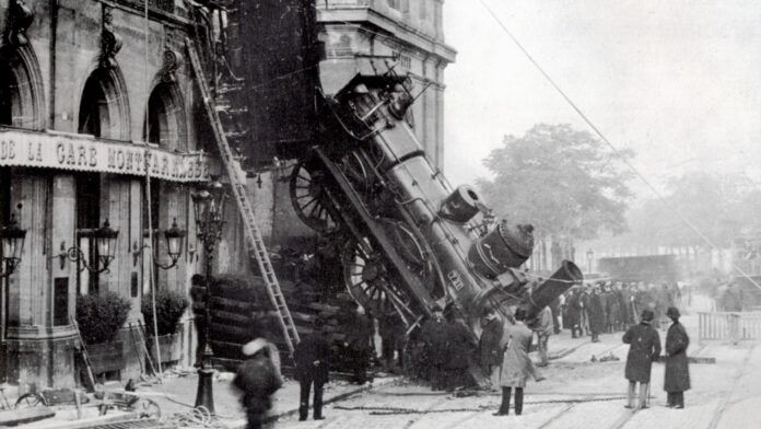 the 1895 Montparnasse train disaster